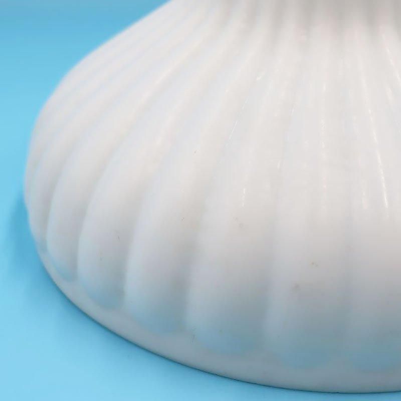 ヴィンテージ 昭和レトロ 電笠 ランプシェード 乳白 ガラス