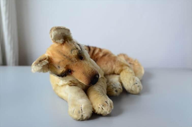 ドイツ製アンティークシェパードぬいぐるみ希少品