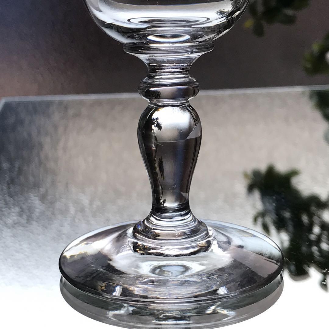 フランス製アンティーク1936年以前 サンルイパパンクリスタルワイン