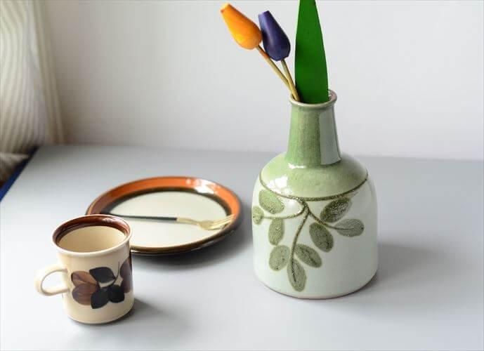 ヴィンテージ 和風 花瓶 九谷焼風 インテリア M&S輸入 英国 ヨーロッパ