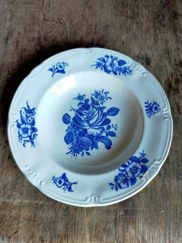 ベルギー ボッホ スーププレート 皿 古道具 アンティーク ブロカント