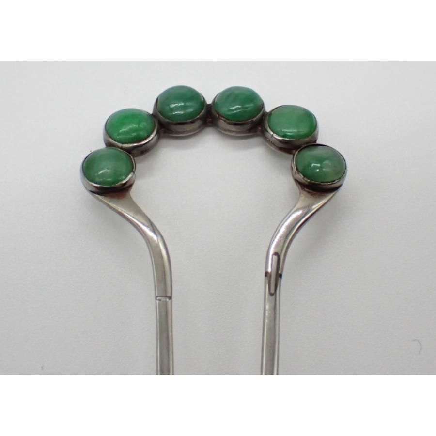 翡翠の簪 希少な美 （かんざし）