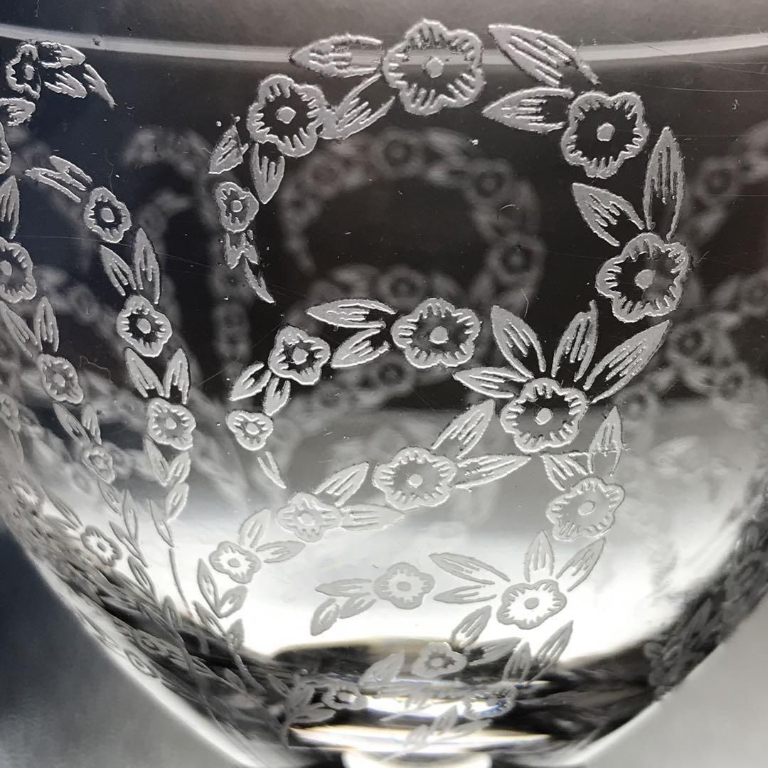 希少アンティーク1939年バカラ製イスパハン模様ワイン水用グラス