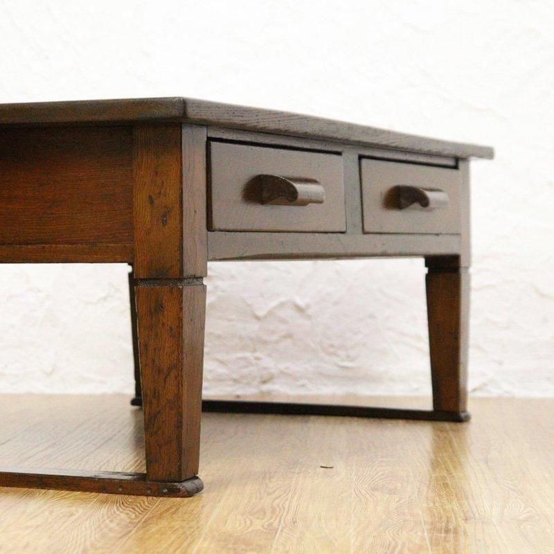 ヴィンテージ引出し付き座机 昭和初期の和風レトロ