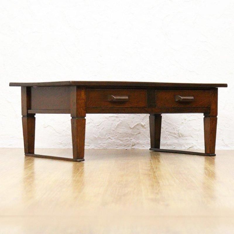 ヴィンテージ引出し付き座机 昭和初期の和風レトロ