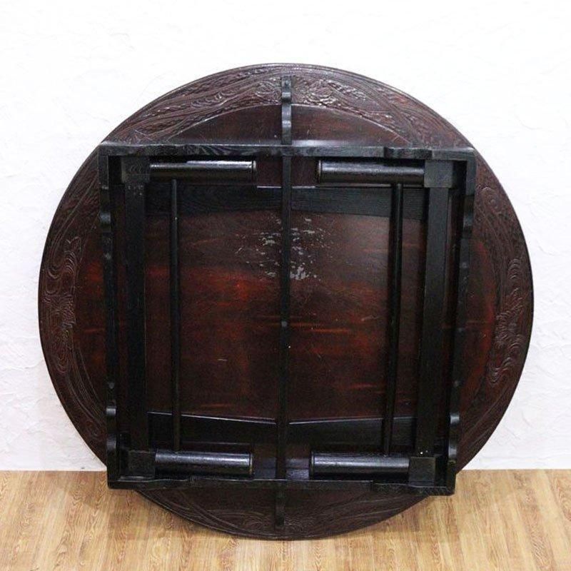 昭和初期の日本製ローテーブル 木の温もり溢れる