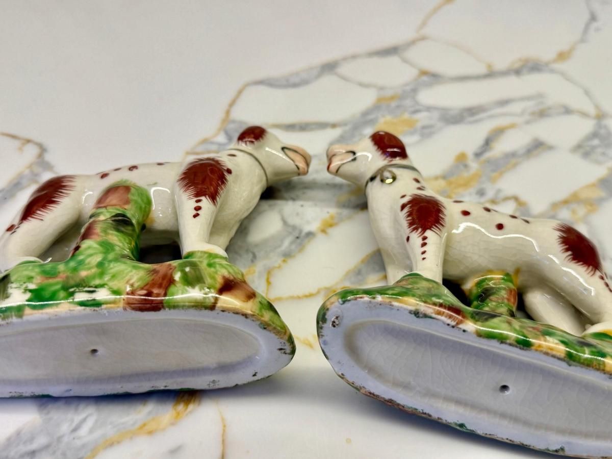 ヴィンテージ・スタッフォードシャードッグ・ペア【英国製】