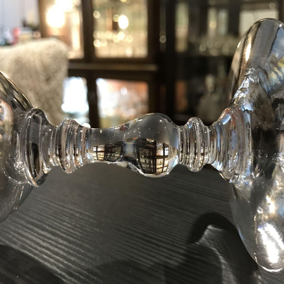 アンティークバカラ製蜂の巣模様水ワイン用クリスタルグラス1936年以前