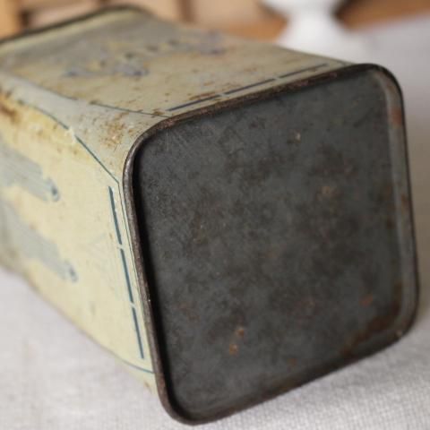 フランス アンティーク ブリキ コーヒー缶 CAFFE