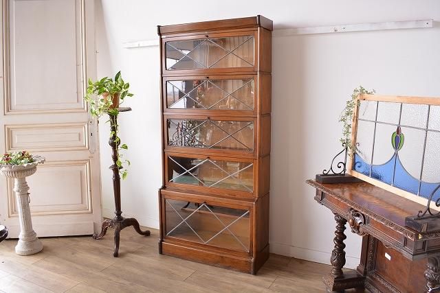 英国 イギリス アンティーク ブックケース ツイストレッグ 管理No.i0