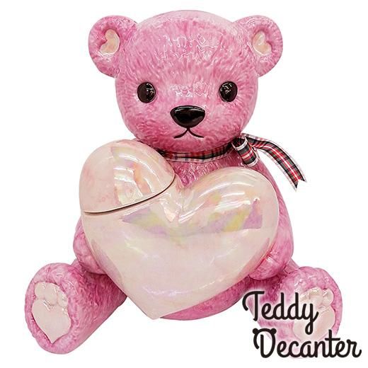 テディデキャンタ｜かわいいテディベアのお酒ボトル！ブランデー 500ml
