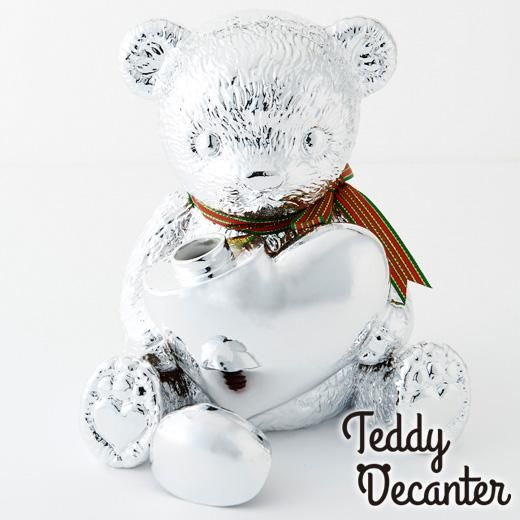 テディデキャンタ｜かわいいテディベアのお酒ボトル！ブランデー 500ml