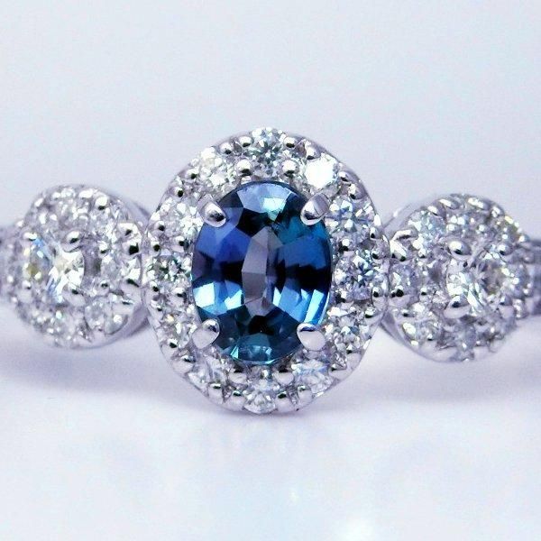 ブラジル産アレキサンドライト ダイヤモンドリング AX 0.23ct D 0.26ct