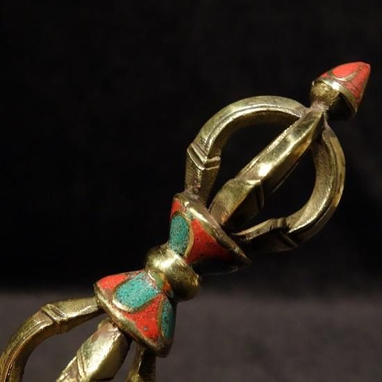 修縁堂】法具 塔杵 金剛杵 仏教法具 真言宗 法器vajra17CM 修縁堂】法