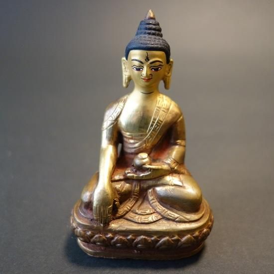 仏教美術 仏像 釈迦牟尼仏 阿弥陀仏 小仏像 銅製 銅器 仏教美術 仏像