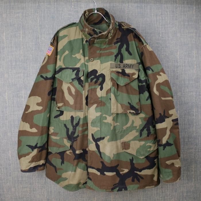 M-65 フィールドジャケット ウッドランドカモ LR 古着屋 hooperdoo