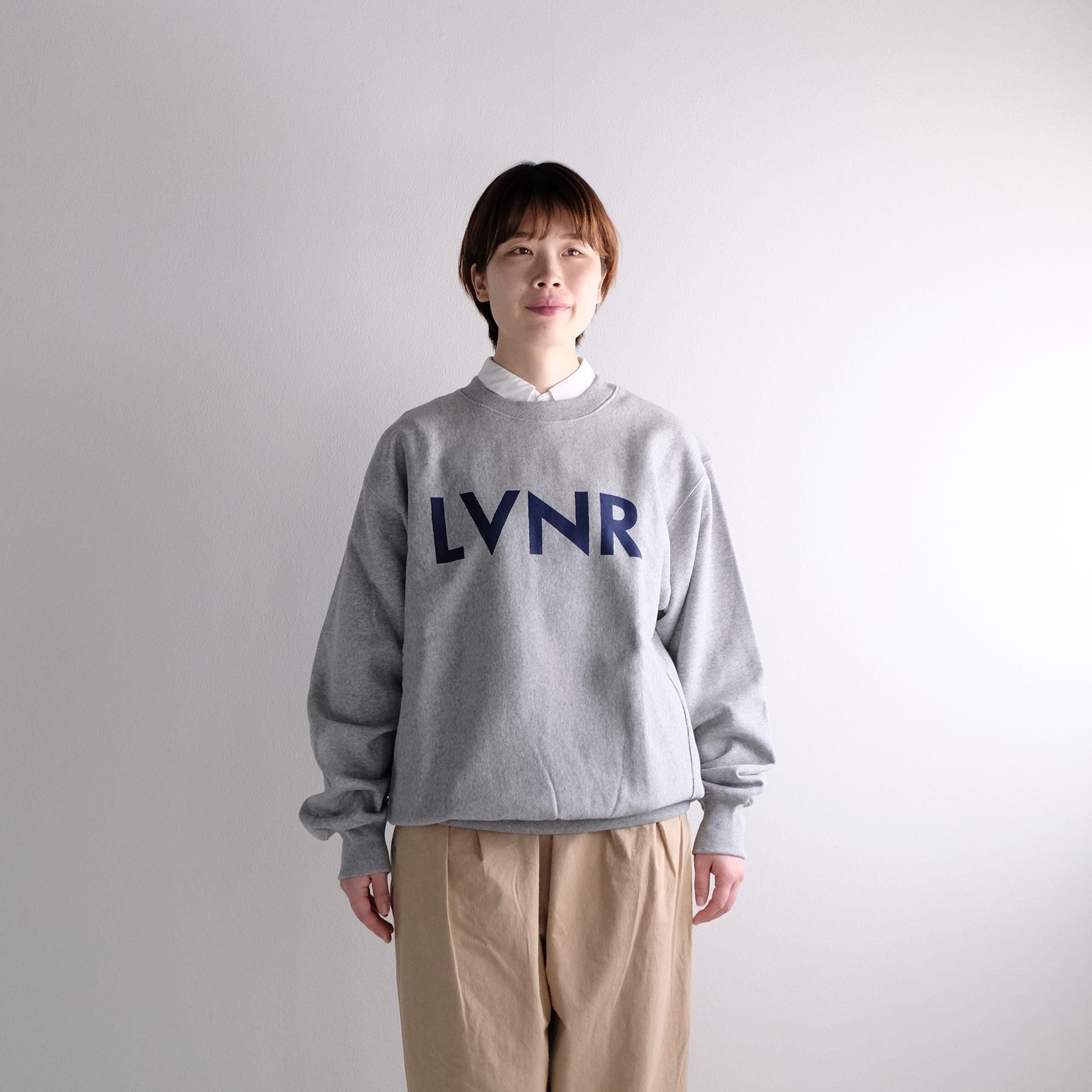 6JUMBOPINS レバニラ (lvnr/LVNR)トレーナー (グレー×ネイビー)【受注