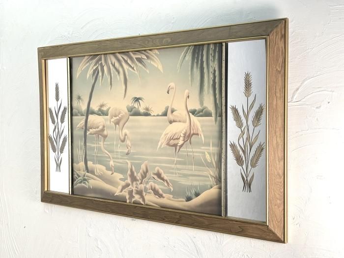 ビンテージ 50's TURNER社製 フラミンゴウォールデコ