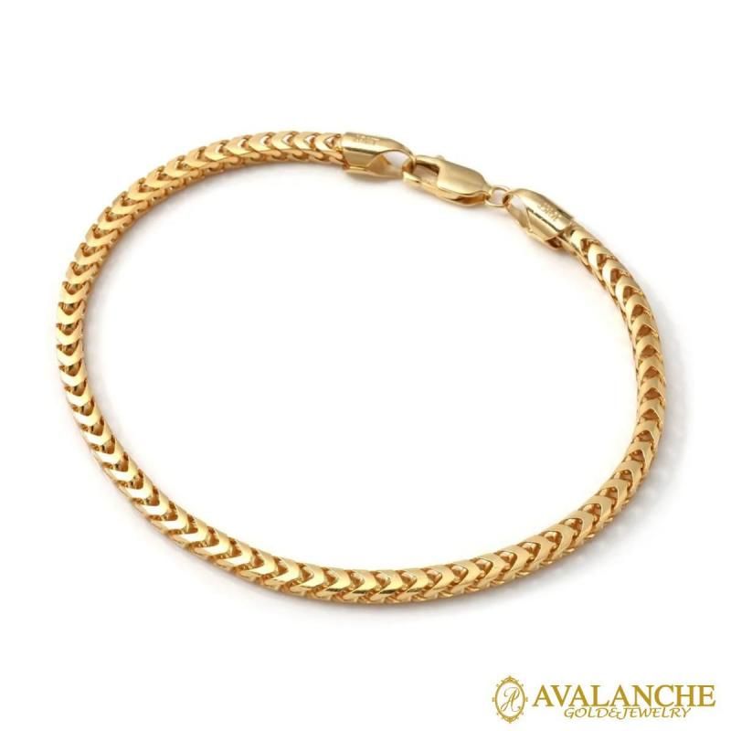 avalanche 10k gold ブレスレット キューバンチェーン 10K イエロー