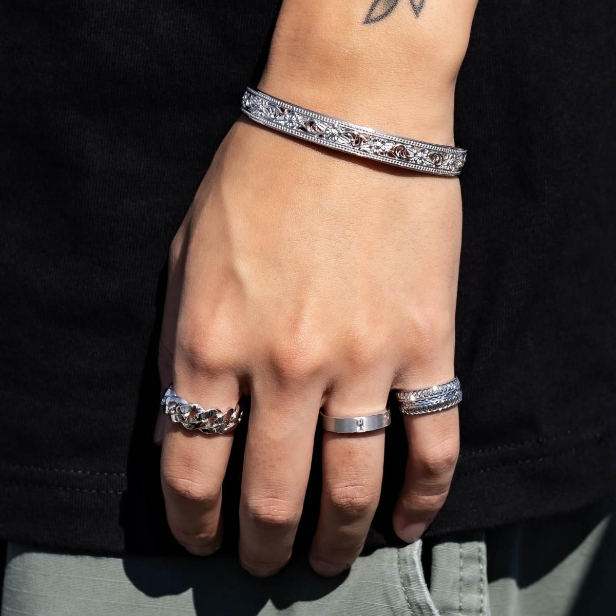 シルバー バングル 幅8.5mm 18cm BL-250-L - AVALANCHE OFFICIAL STORE