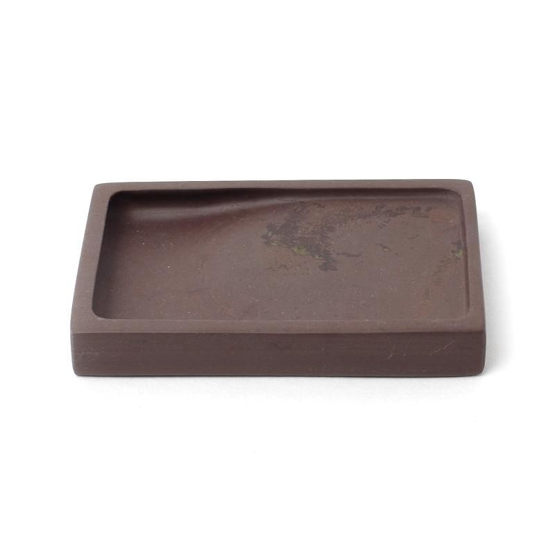 中国 書道具 端渓硯 緑端渓 唐木箱付 C R7141 【公式通販】