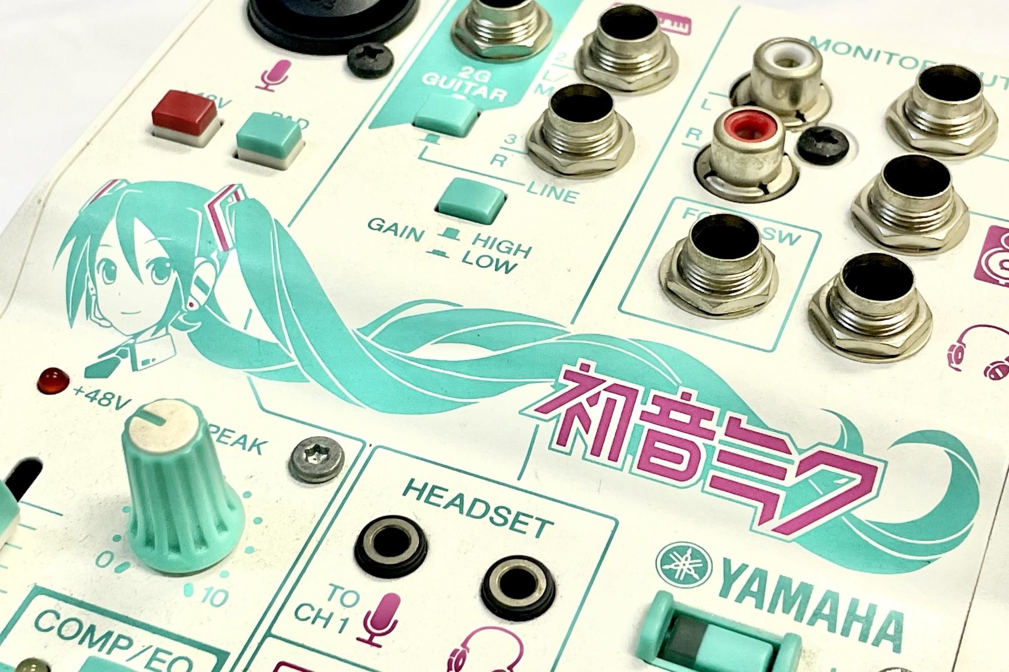通電のみ確認】音響ミキサー YAMAHA AG03-MIKU 通電のみ確認】音響