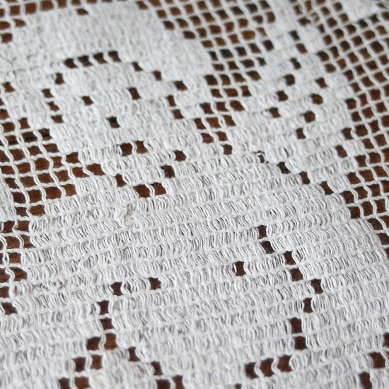 アンティークレースフィレレースアンティークフレーム入り 天使angel