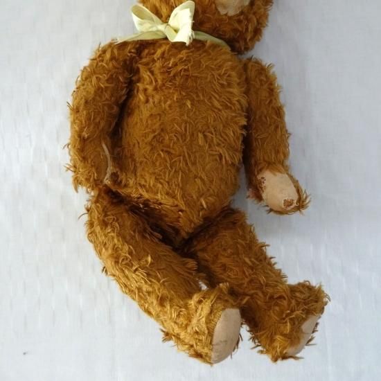 アンティーク テディベア | フランスヴィンテージ キャラメル色の