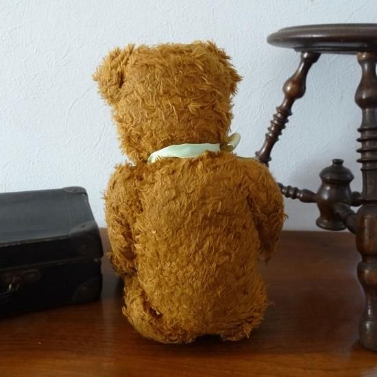 アンティーク テディベア | フランスヴィンテージ キャラメル色の