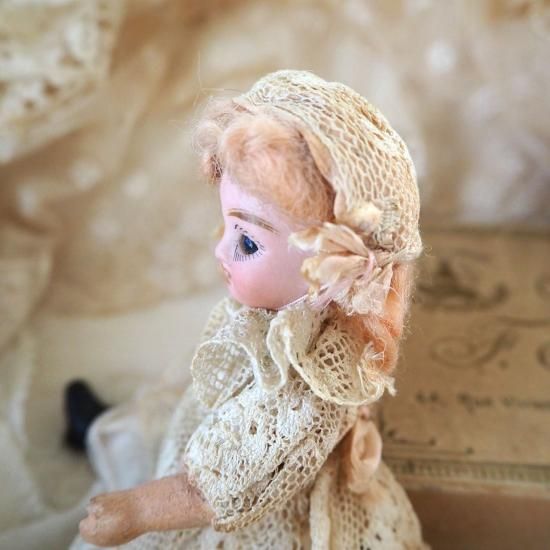 アンティーク ビスクドール | フランス SFBJ 女の子のミニョネット