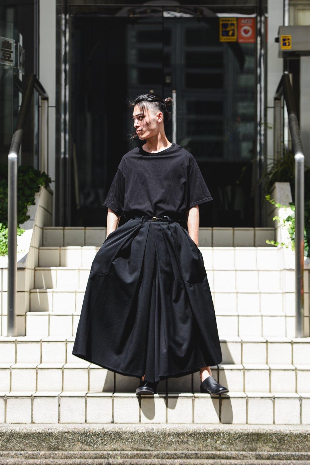 定価約9万美品 ヨウジヤマモトプールオム ファスナーサルエルパンツ 袴