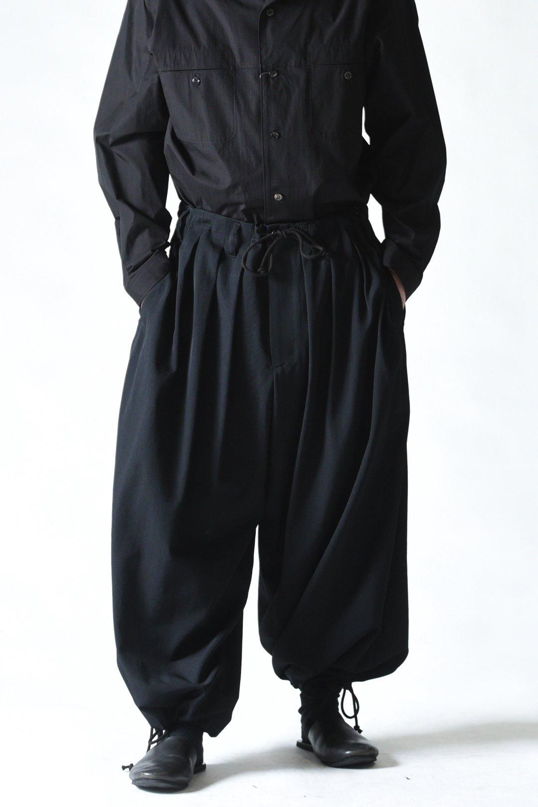 Yohji Yamamoto POUR HOMME ウールギャバジンスタンダードバルーン