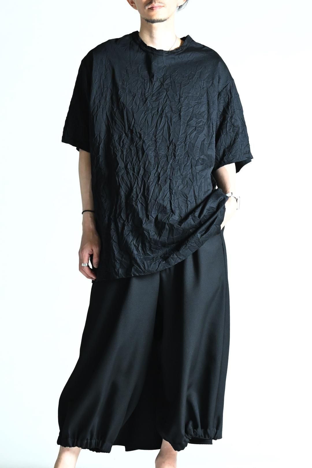 Yohji Yamamoto POUR HOMME シワ加工ストライプBIG-T - Ka na ta,Yohji