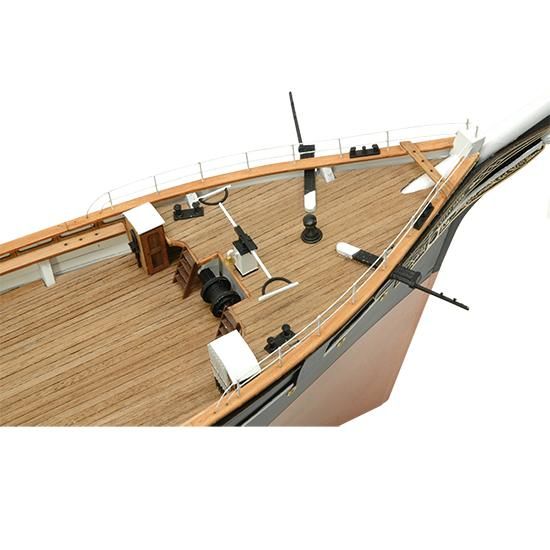 木製帆船模型 1/80カティサーク 帆付（1/80スケール・全長 1,083mm