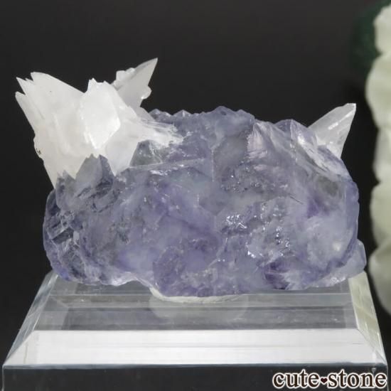 ヤオガンシャン産 ブルーフローライト＆カルサイト 32.2g - cute stone -