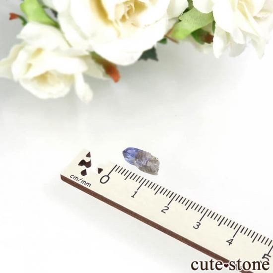 メレラニ産 タンザナイトの結晶（原石）0.4g - cute stone -