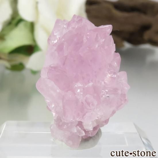 ブラジル ミナスジェライス州産 ローズクォーツの結晶 5.7g - cute stone -