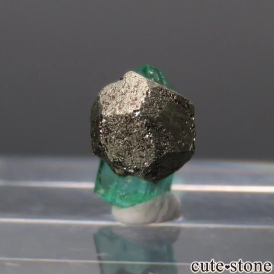 コロンビア Chivor Mine産 エメラルド＆パイライトの母岩付き原石 No