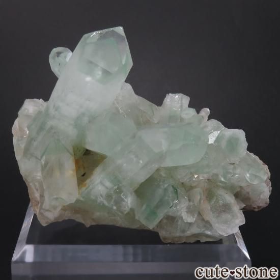 グリーンファントムクォーツ（ゴーストクォーツ）の原石 No.13 - cute