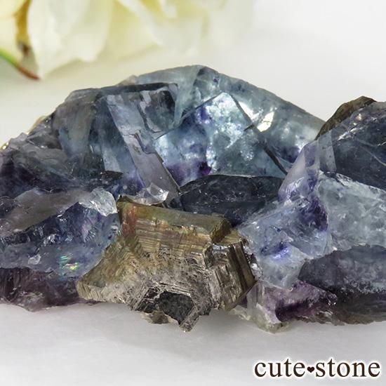 547 中国 内モンゴル産 フローライト&パイライト 547 中国 内モンゴル