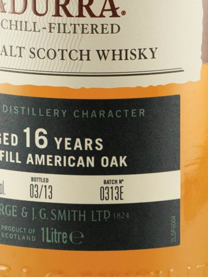 グレンリベット 16年 ナデューラ 48度 1L | 武川蒸留酒販売