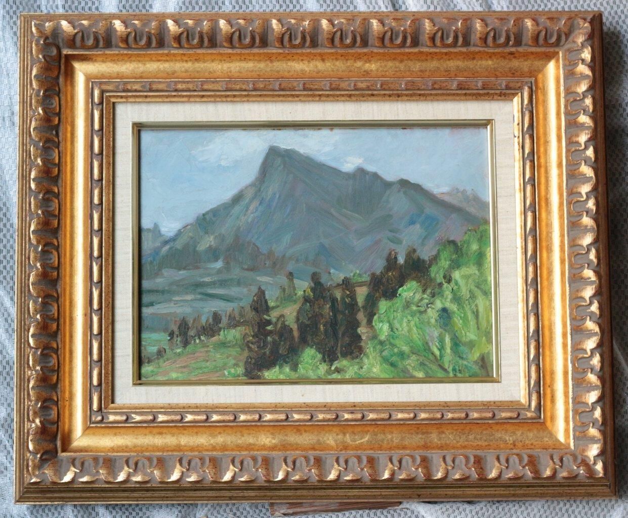 油彩・板絵 源川雪 「天神山F4」商品番号34072704- 絵のある暮らし