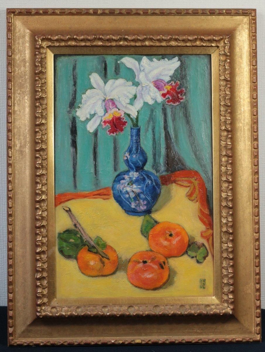 真作 M10(530×333mm)油絵M10号制作年数不明 アート 絵画