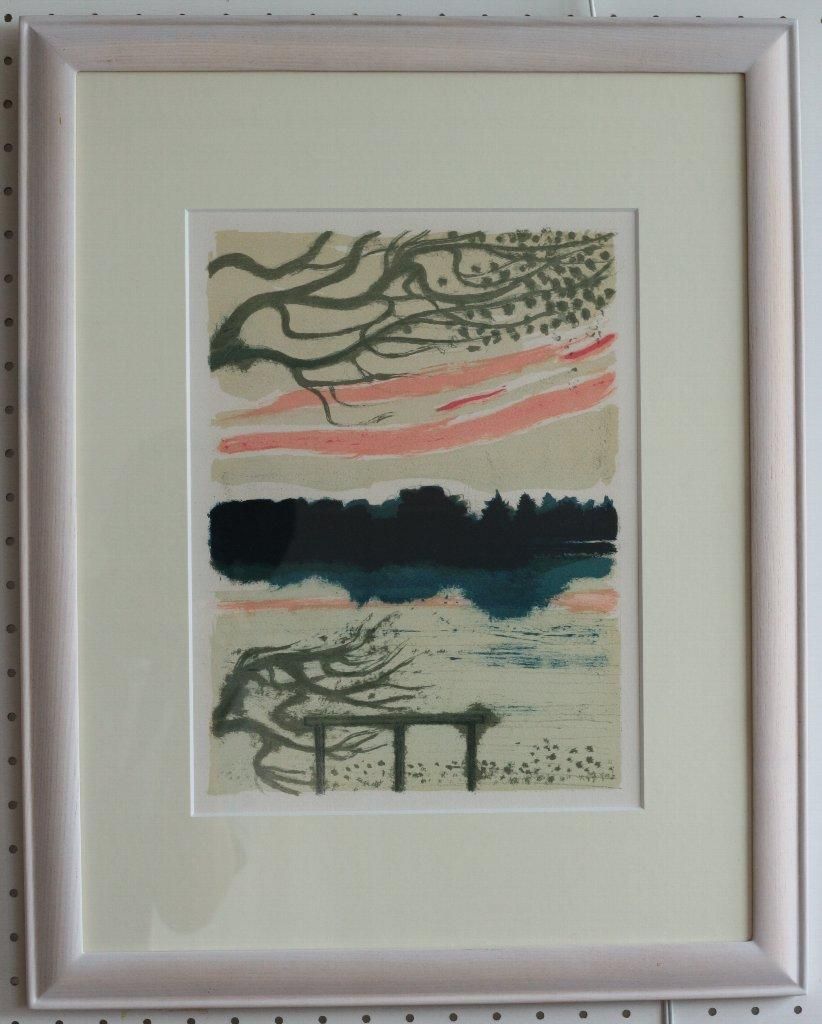 アンドレ•ブラジリエ 「夕暮れのソナタ」（リソグラフ） アンドレ