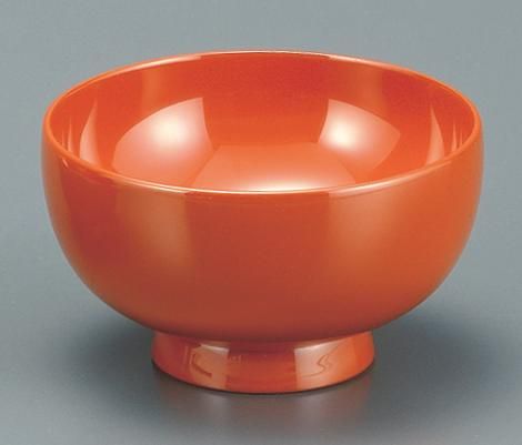 定番品】腰高汁椀 洗朱 - 木製食器・川連漆器のお店 根元泰蔵商店 「ね