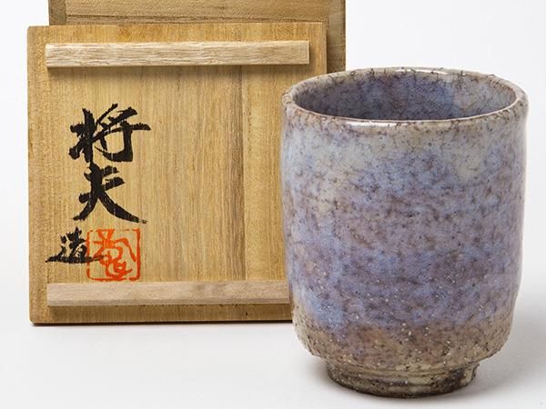 ◇◇吉賀将夫 萩焼 茶碗 茶道具 茶器 吉賀将夫 共箱 吉賀大眉 よしかは