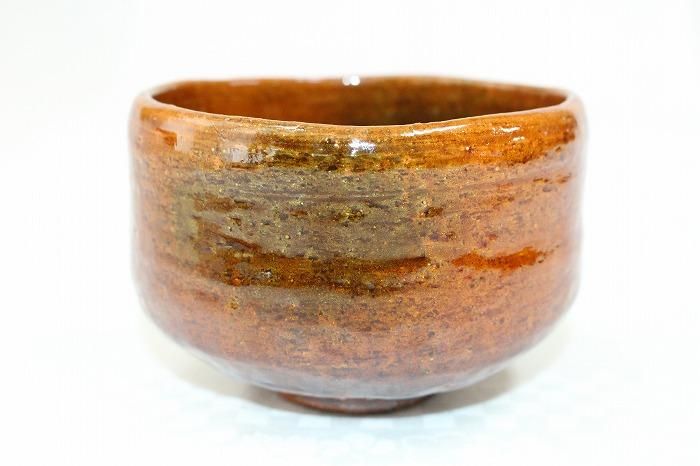 A-1250大樋焼飴釉抹茶碗一 大樋松雲窯二代泉喜仙作 - 石川県金沢の骨董