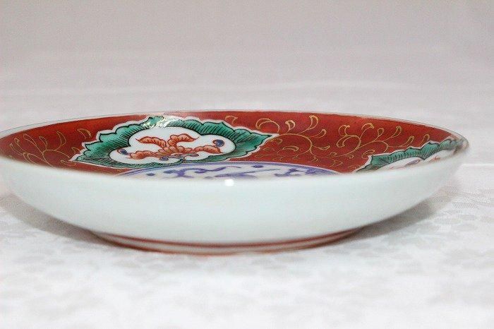 時代 九谷 庄三 金彩色絵 花唐人文 茶器揃 箱付き 時代 九谷 庄三 金