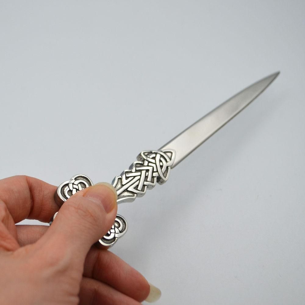 ピューター雑貨｜ペーパーナイフ（レターオープナー）｜シャムロック