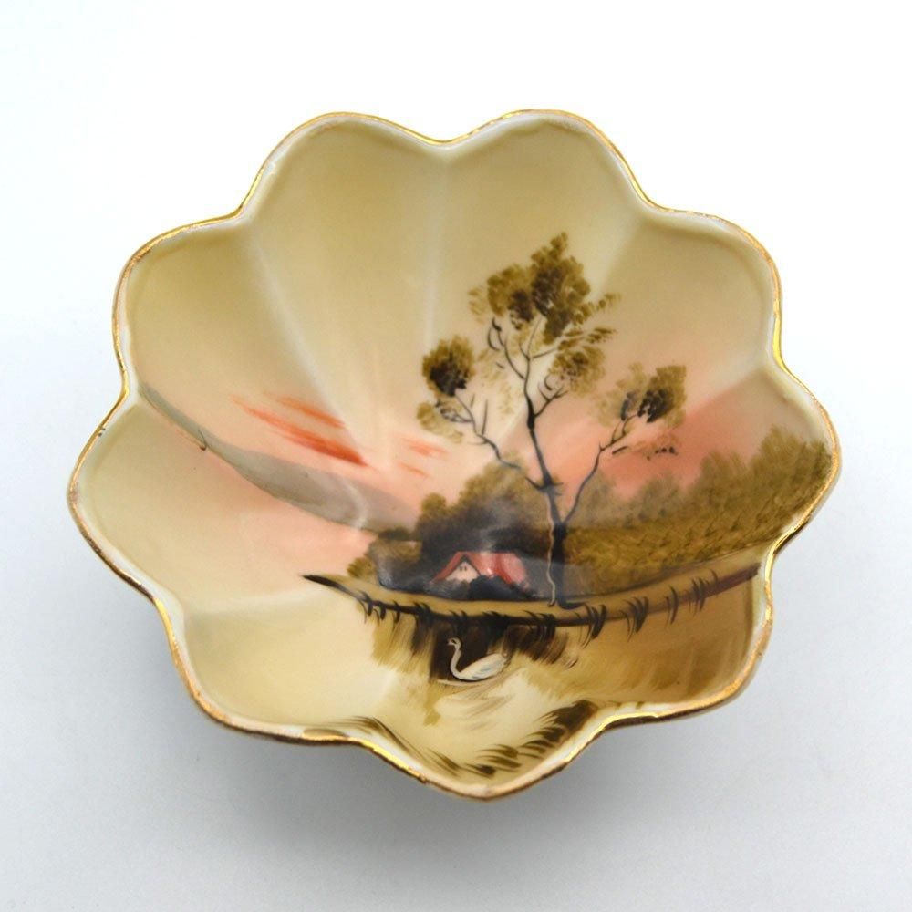 アンティーク食器｜Shofu 松風陶器｜ハンドペイント｜ボンボン